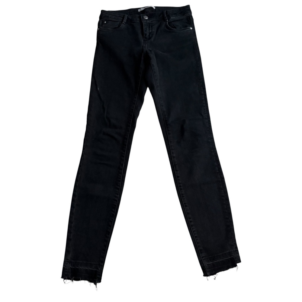 Zara Women's Dark Black Skinny Jeans